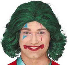 Zdjęcie Guirca Peruka Zielona Klaun 1Szt - Człuchów