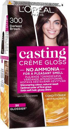 L'Oreal Casting Creme Gloss Farba do włosów 300 Ciemny Brąz