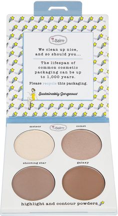 the Balm Sustainably Gorgeous Highlight & Contour Powders Highlighter
