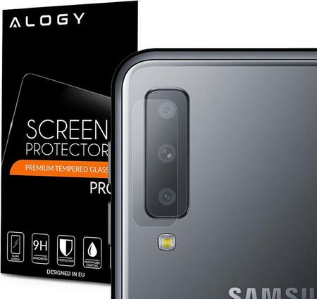 Alogy Szkło hartowane na tył obiektyw do Samsung Galaxy A7 2018