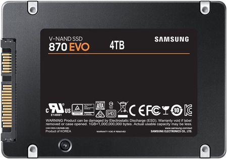 Samsung 870 EVO SSD 4TB 2本セット 未使用 Dysk SSD Samsung 870 EVO 4TB (MZ-77E4T0B/EU) - Opinie i ceny
