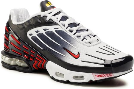 nike air max plus 3 white black university red