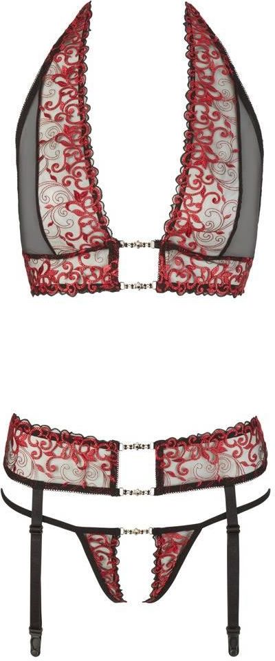 Komplet z pasem do pończoch Cottelli Collection Abierta Fina - XL ...