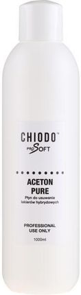 Chiodo Pro Płyn do usuwania lakierów hybrydowych   Soft Aceton Pure 570ml