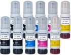 Tusze do drukarki Epson (zamiennik T103Bk/C/M/Y) Epson L3110, L3111, L3150, L3151 – komplet