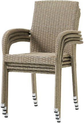 Krzesło ogrodowe Jysk Krzesło Haldbjerg Naturalne Ceny i opinie