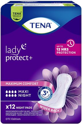 TENA Lady Maxi Night Wkładki dla Kobiet 6x12szt