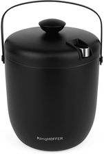 Zdjęcie Könighoffer Oris Black Wiaderko Do Lodu 2,8L Ze Szczypcami Stal Nierdzewna 5903313420440 - Środa Wielkopolska