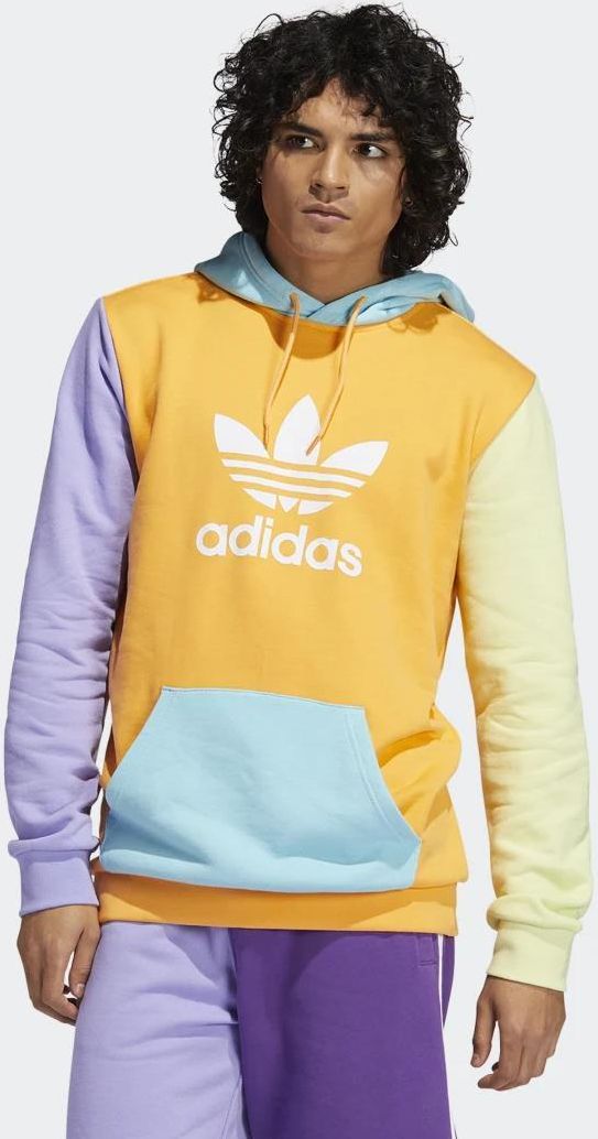 adidas blocked trefoil hoodie
