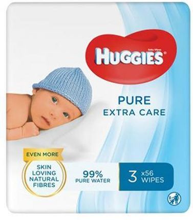 Huggies Pure Extra Care Chusteczki Nawilżane 3X56Szt.