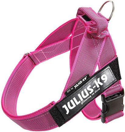 Julius-K9 Idc Color Grey Pink Szelki Pasowe Uprząż Dla Psa Fuksja Mini