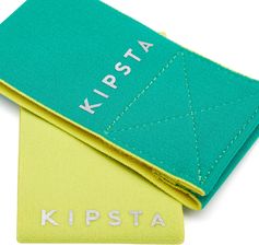 Zdjęcie KIPSTA Opaski dwustronne podtrzymujące nagolenniki do piłki nożnej FIX IT Żółty - Nekla