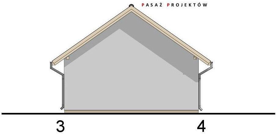 Projekt: Garaż Dwustanowiskowy G23