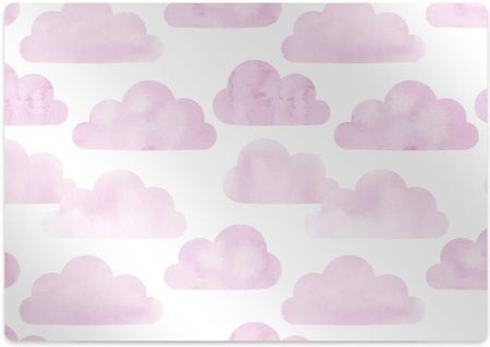 Dywanomat Mata Pod Fotel Biurowy Różowe Chmury 140X100Cm