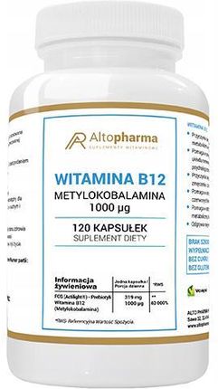 Altopharma Witamina B12 Metylokobalamina 1000 µg - 120 kaps. 