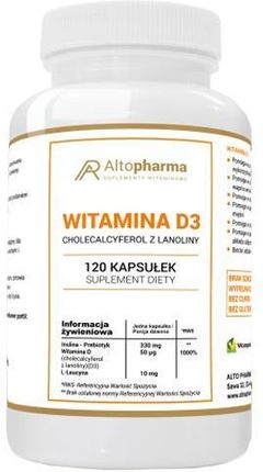 Altopharma Witamina D3 - 120 kaps. 