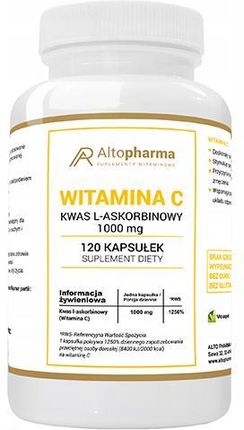 Altopharma Witamina C Kwas L-askorbinowy 1000 mg - 120 kaps. 