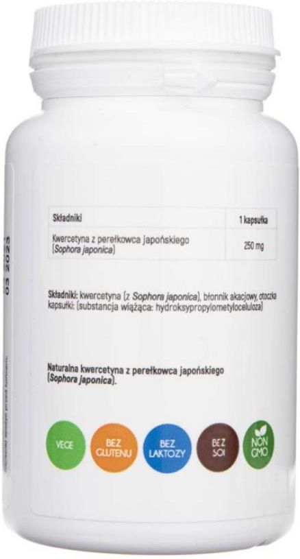 Quercétine Naturelle 250 Mg - Aliness Medicaline - 100 Gélules - Complément Alimentaire