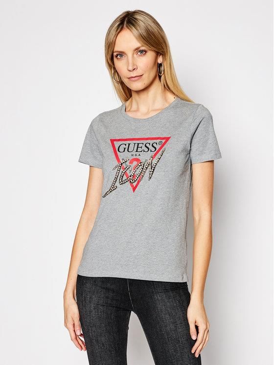 Guess T-Shirt Icon W1RI25 I3Z00 Szary 