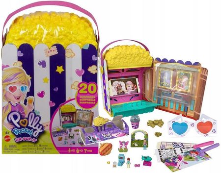 Mattel Zestaw Figurek Polly Pocket Popcorn Z Niespodziankami (Gvc96)