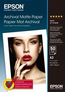 Epson Archival Matte Paper DIN A3 189g/m² 50 Arkuszy C13S041344
