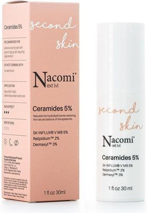 Nacomi Next Level Second Skin Ceramides 5% Serum Do Twarzy Z Ceramidami 5% 30 ml