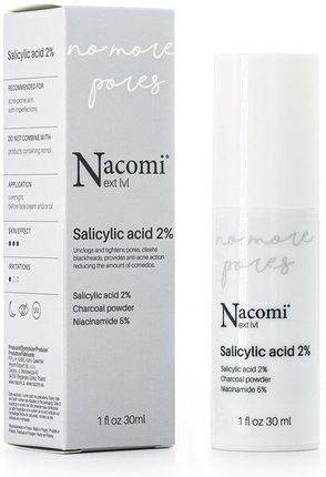 Nacomi Next Level No More Pores Salicylic Acid 2% Serum Do Twarzy Z Kwasem Salicylowym 2% 30 ml