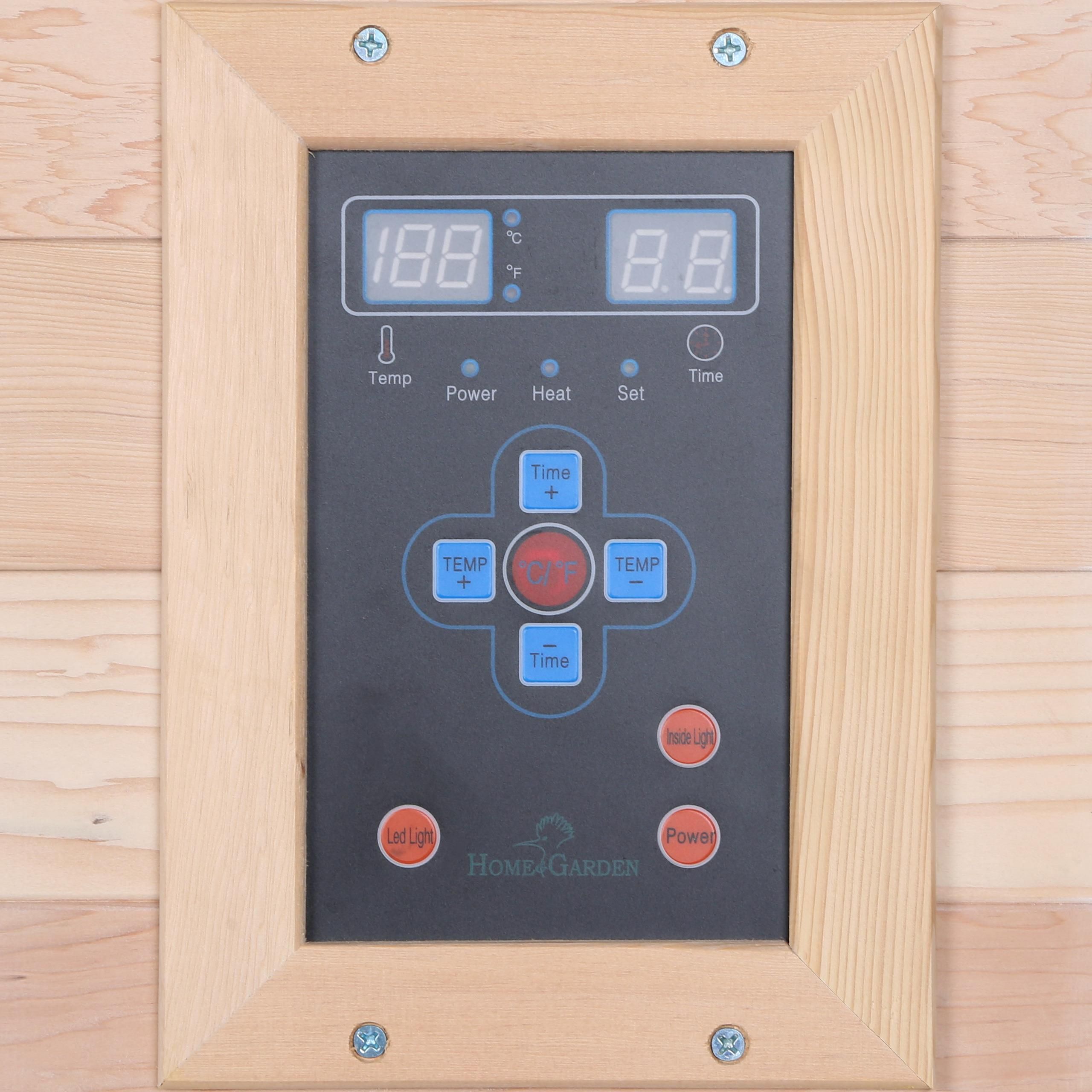 Home & Garden Sauna Infrared Narożna Ea5R Z Koloroterapią - zdjęcie 3 Home & Garden Sauna Infrared Narożna Ea5R Z Koloroterapią
