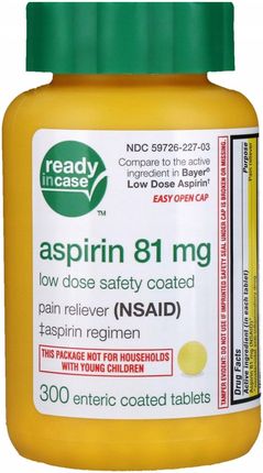 Life Extension Aspiryna niska dawka 81 mg 300 tabl