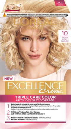 L'Oreal Excellence Farba do włosów 10 Naturalny baby blond