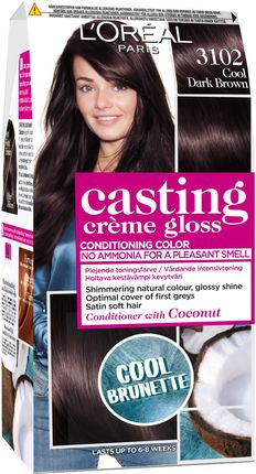L'Oreal Casting Creme Gloss Farba do włosów Cool Dark Brown
