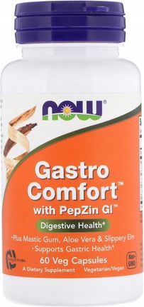 Now Foods Gastro Comfort with PepZin Gi 60 kaps