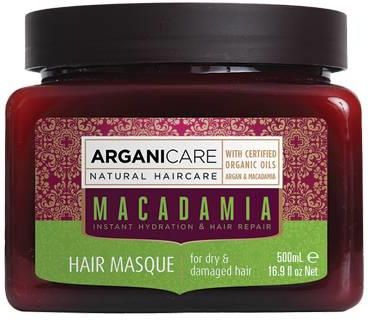 Arganicare Naturalna maska nawilżająca do suchych i zniszczonych włosów MACADAMIA 500 ml