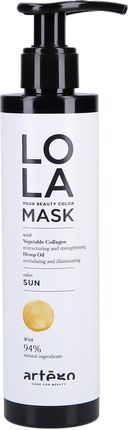 Artego Intensywnie regenerująca maska koloryzująca Lola Sun 200ml