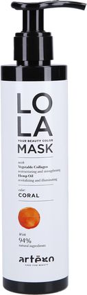 Artego Intensywnie regenerująca maska koloryzująca Lola Coral 200ml