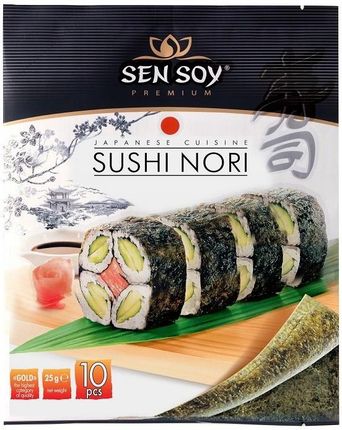 Sen Soy Glony do sushi nori gold 10ark