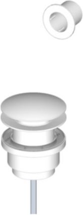 Riho Livit Velvet Korek Umywalkowy Clickclack Biały Matowy Solid Surface (F93022)