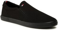 Tommy Hilfiger Tenisówki Iconic Slip On Sneaker FM0FM00597 Czarny