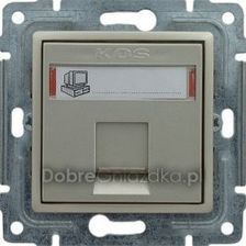 Zdjęcie KOS Gniazdo komputerowe pojedyncze VENA Satynowe 5150 65 - Środa Wielkopolska