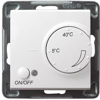 Ospel Regulator temperatury SONATA biały RTP-1R/m/00