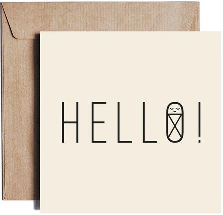Pieskot Hello Baby! Greeting Card By Polish Design