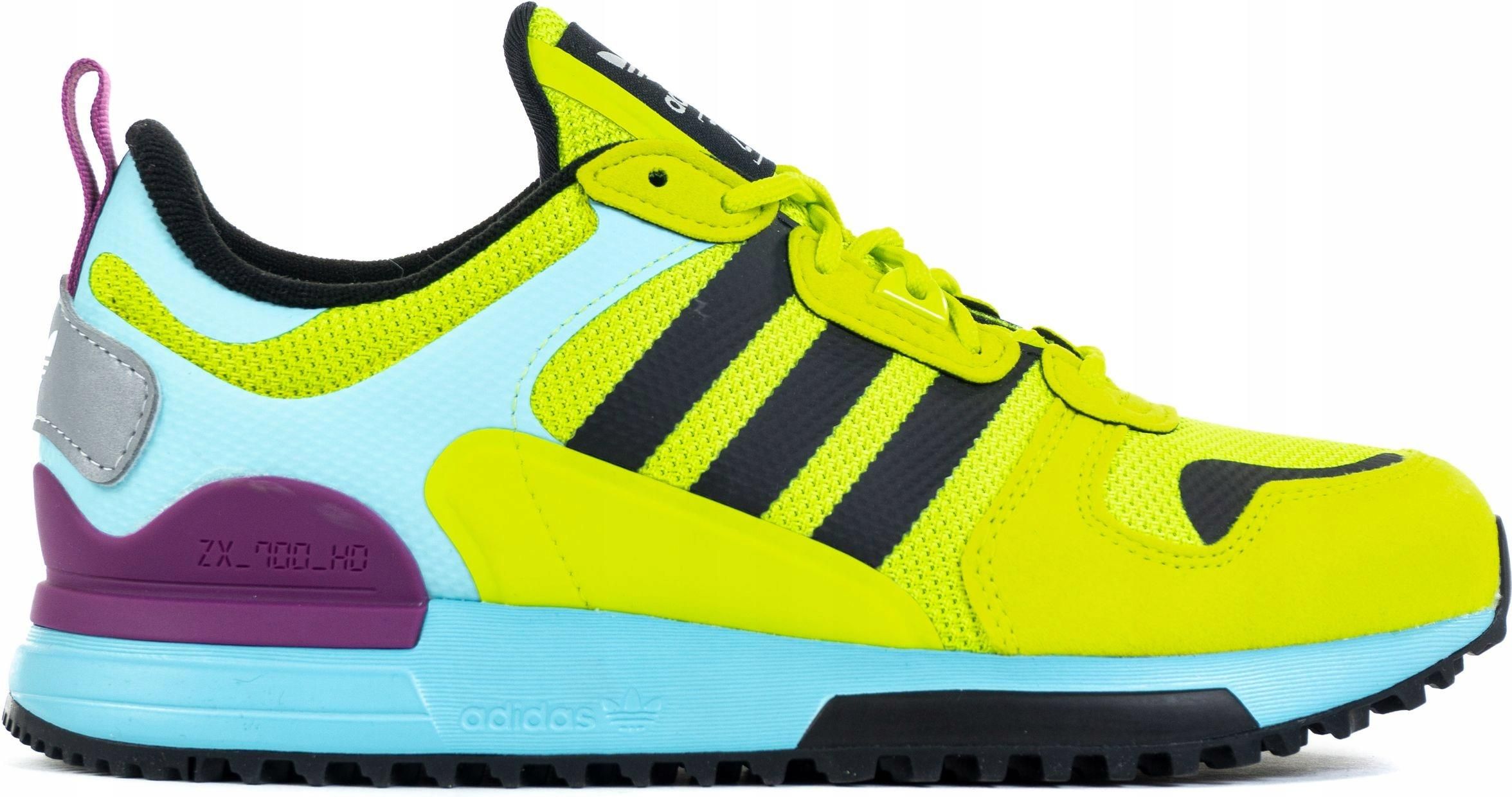 ハギ0 Buty Męskie Adidas ZX 2K Boost GY2689 Kolor czarny Rozmiar
