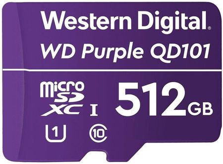 WD Purple microSDXC 512 GB, Class 10, Class U1 (WDD512G1P0C)