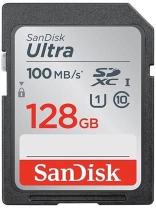 Sandisk SDXC Ultra 128GB UHS-I U1 (100R/20W) (SDSDUNR-128G-GN3IN)