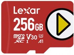 Lexar 256GB microSDXC PLAY A1 V30 U3 (LMSPLAY256GBNNNG)