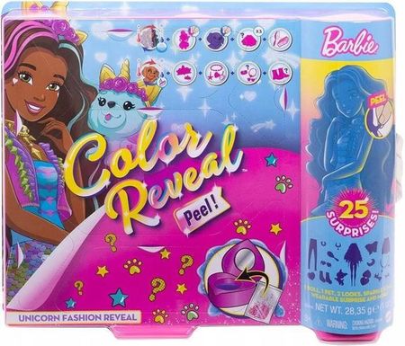 Barbie Color Reveal Fantazja Jednorożec Lalka GXV95