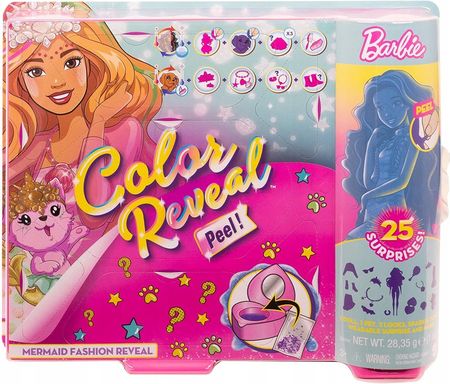 Barbie Color Reveal Fantazja Syrena Lalka GXV93