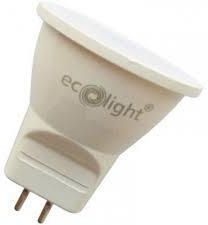 Eco Light Żarówka LED MR11 3W (30W) 270lm 12V barwa zimna EC79078