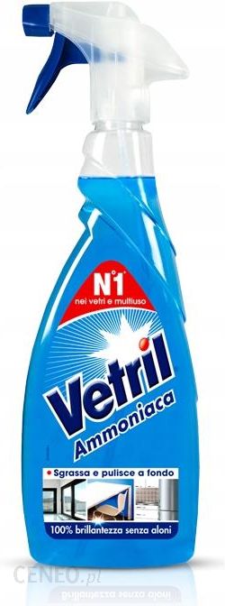 Vetril- Płyn Do Mycia Szyb Z Amoniakiem 650 Ml - Opinie i atrakcyjne ceny  na Ceneo.pl