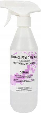 Etanol Alkohol Etylowy 96% Spirytus 500Ml + Sprysk